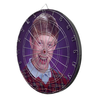 Meme Face Regulation Dartboard & 6 Darts 18"