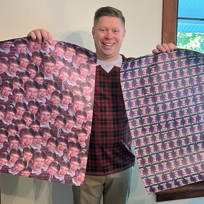 Bad Luck Brian Many Memes Wrapping Paper Sheets